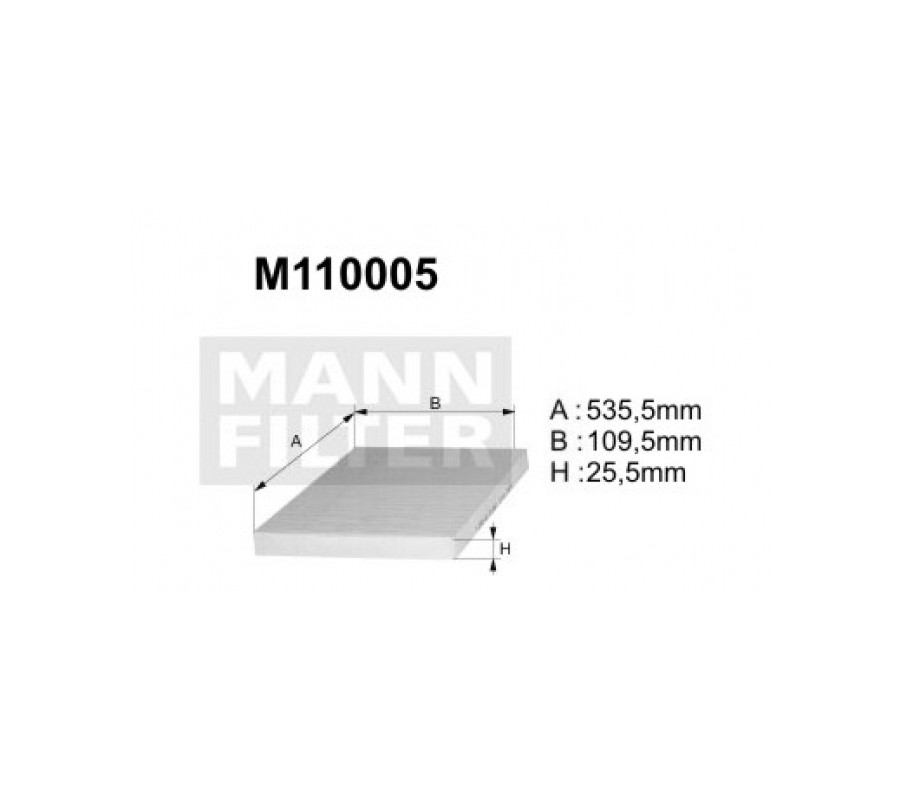 M110005 (K1024) filtr kabinowyDENCKERMANN