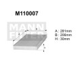 M110007 (K1047A) filtr kabinowyDENCKERMANN
