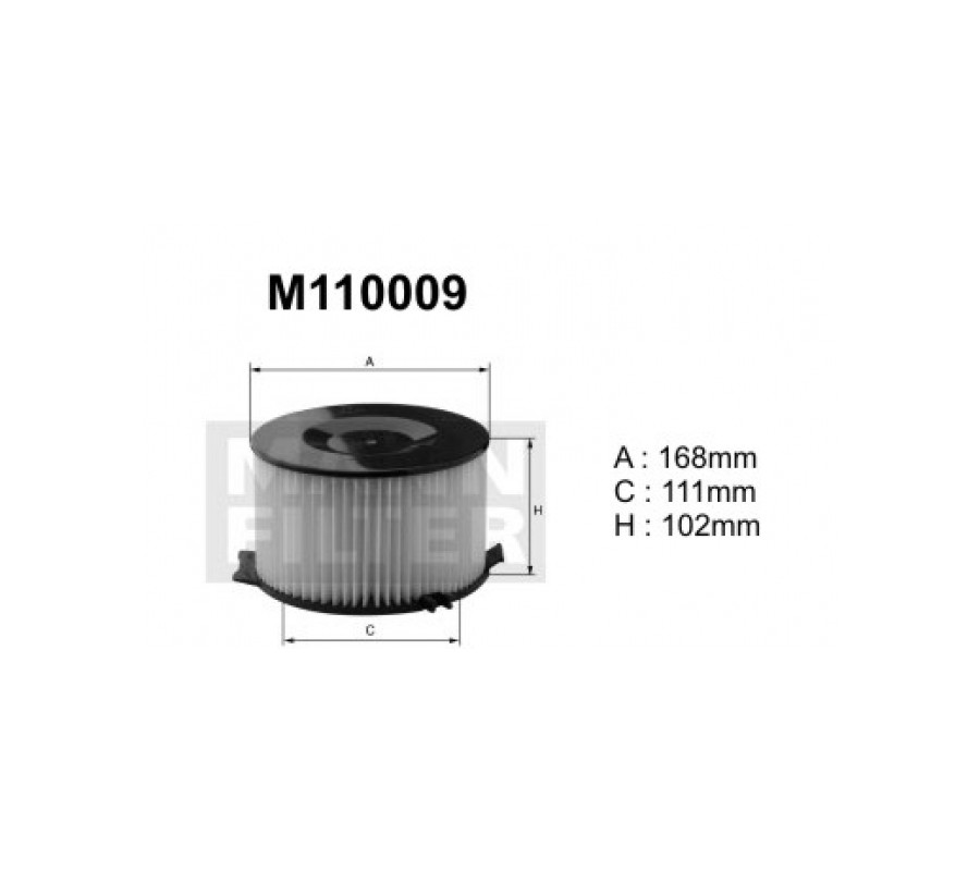 M110009 (K1037)  filtr kabinowyDENCKERMANN