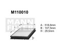 M110010 ( K1008 ) filtr kabinowyDENCKERMANN