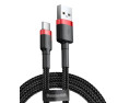 KABEL DO ŁADOWAREK USB DO USB-C BASEUS CAFULE 2A 2M (CZERWONO-CZARNY)