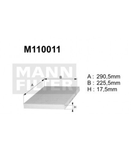 M110011 (K1001)  Filtr kabinowyDENCKERMANN