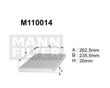 M110014 (K1055) Filtr kabinowyDENCKERMANN