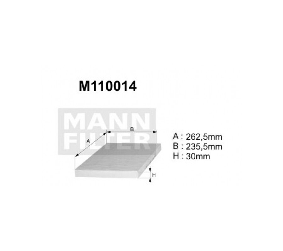 M110014 (K1055) Filtr kabinowyDENCKERMANN