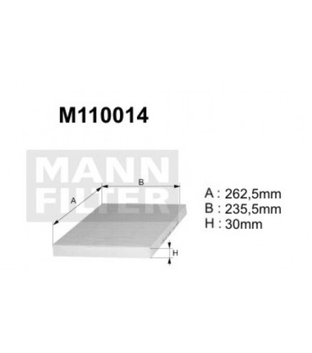 M110014 (K1055) Filtr kabinowyDENCKERMANN