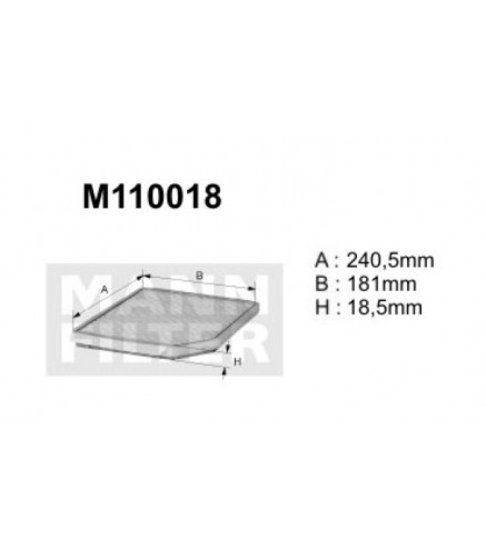 M110018 (K1022, M110353)  Filtr kabinowyDENCKERMANN