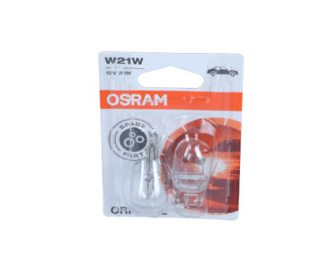 ŻARÓWKA W21W W3X16D 12V/21W (CAŁOSZKLANA) ORIGINAL 12V BLISTER 12V