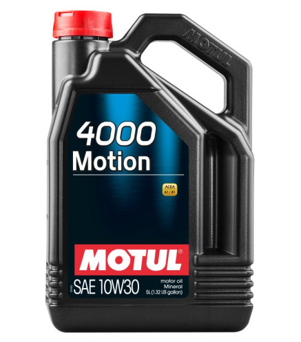 OLEJ MOTUL 10W30 5L 4000 MOTION A1/B1 / SL/CF