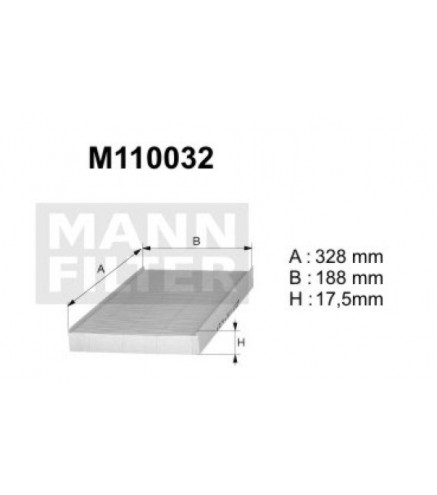 M110032 (K1002A)  Filtr kabinowyDENCKERMANN