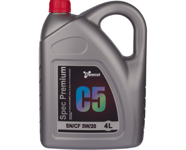 OLEJ SPECOL 5W20 4L PREMIUM C5 ECOBOOST / SN PLUS SN-RC/SM/CF / WSS M2C 948 B / GF-5 / STJLR.03.5004