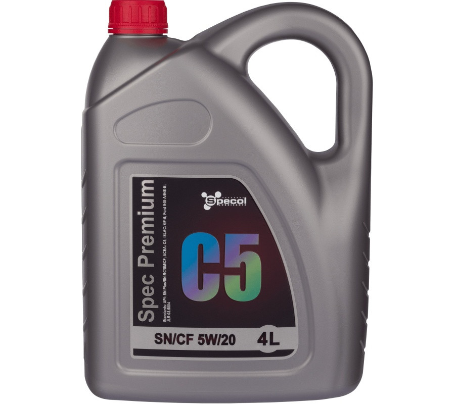 OLEJ SPECOL 5W20 4L PREMIUM C5 ECOBOOST / SN PLUS SN-RC/SM/CF / WSS M2C 948 B / GF-5 / STJLR.03.5004