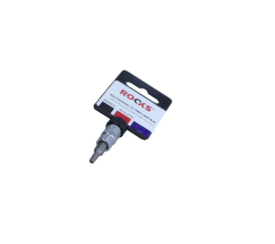 KLUCZ TRZPIENIOWY 1/4, TORX-5 SAFE TS 20