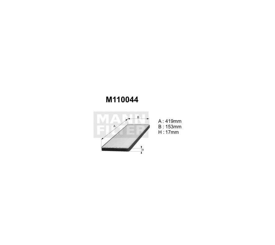 M110044 (K1000A) filtr kabinowyDENCKERMANN