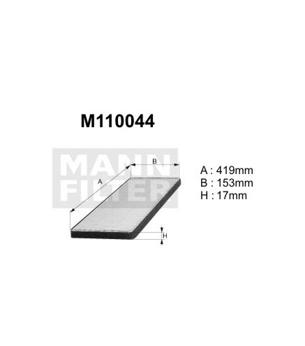 M110044 (K1000A) filtr kabinowyDENCKERMANN