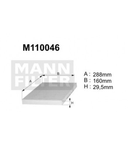 M110046 (K1035) filtr kabinowyDENCKERMANN