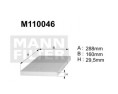 M110046 (K1035) filtr kabinowyDENCKERMANN