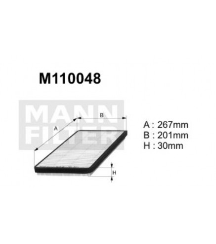 M110048 (K1075A-2X) filtr kabinowyDENCKERMANN