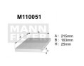 M110051 (K1101) filtr kabinowyDENCKERMANN