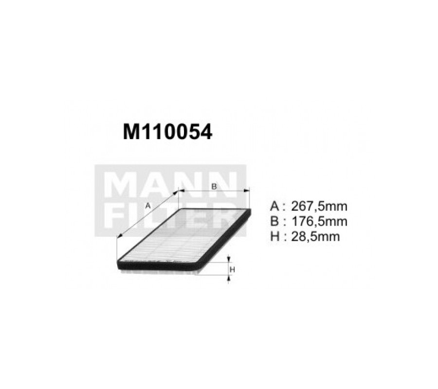 M110054 (K1117, M110327)  filtr kabinowyDENCKERMANN