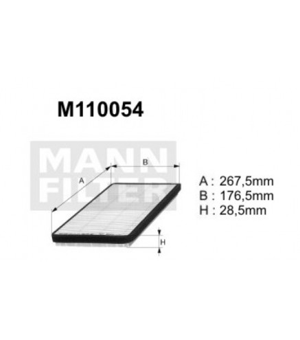 M110054 (K1117, M110327)  filtr kabinowyDENCKERMANN
