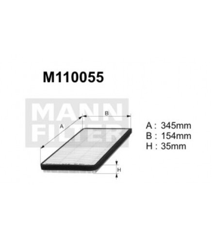 M110055 (K1010A) filtr kabinowyDENCKERMANN