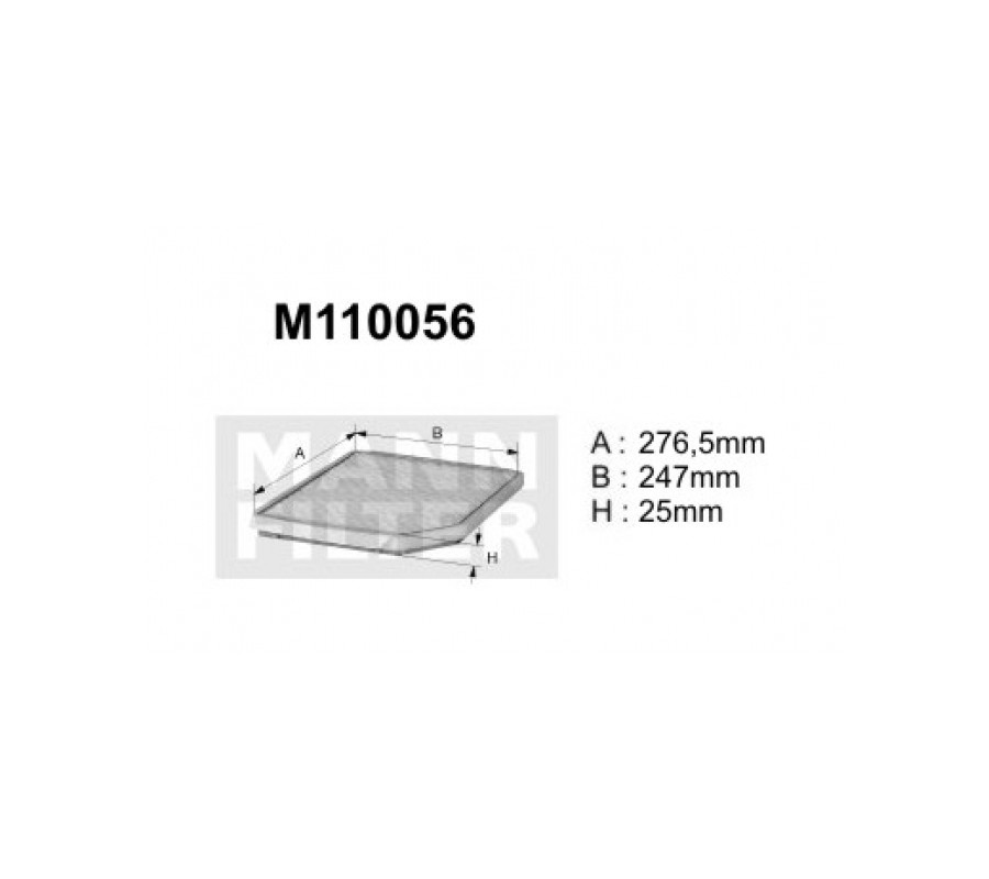 M110056 (K1126)  filtr kabinowyDENCKERMANN
