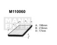 M110060 (K1183) filtr kabinyDENCKERMANN