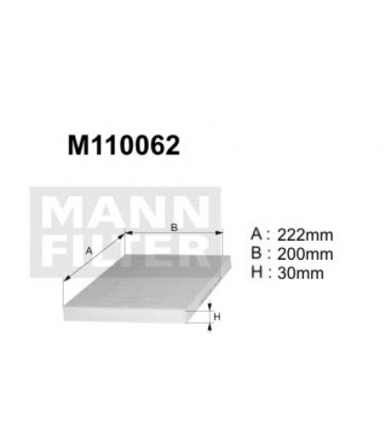 M110062 (K1060) Filtr kabinowyDENCKERMANN
