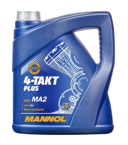OLEJ MANNOL 10W40 4L 4T PLUS API SL JASO MA/MA2