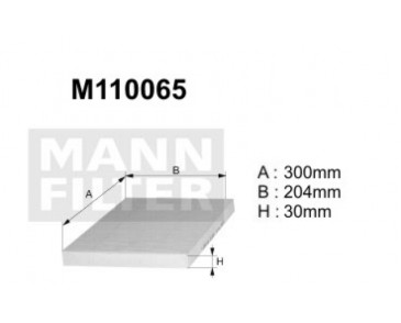 M110065 (K1078) filtr kabinowyDENCKERMANN