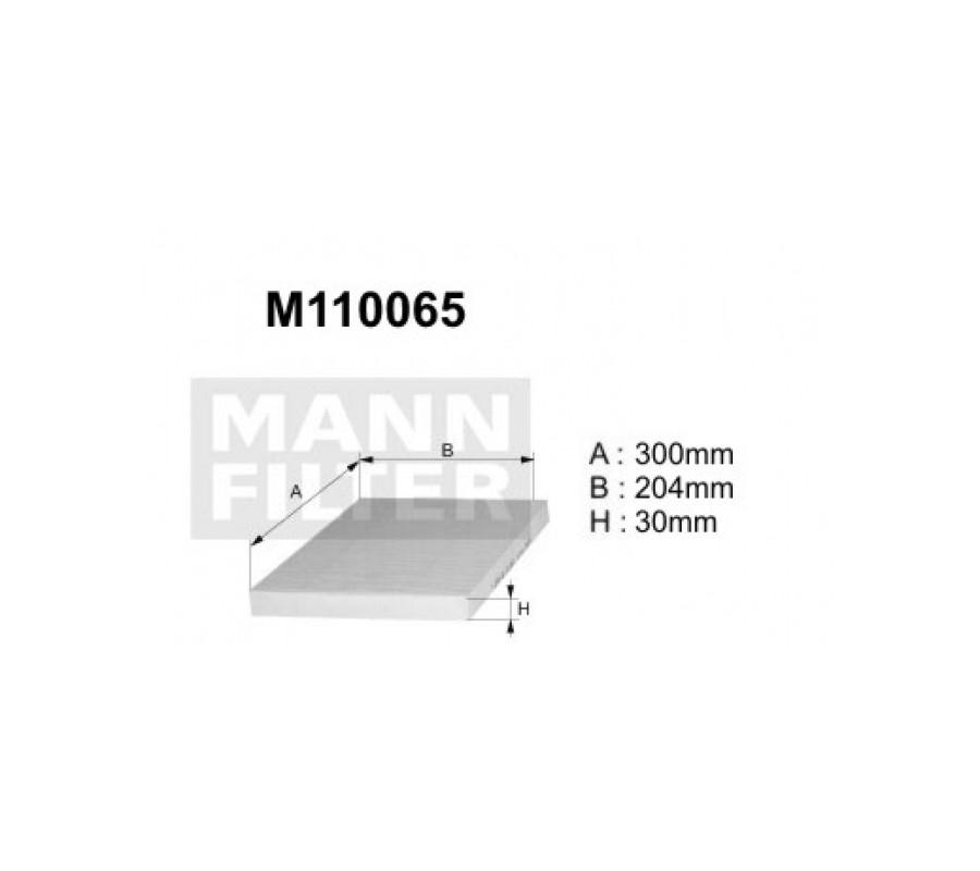 M110065 (K1078) filtr kabinowyDENCKERMANN