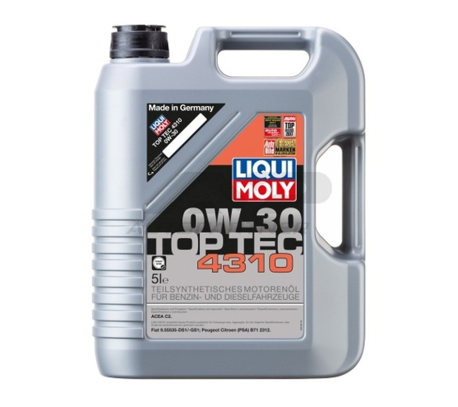 OLEJ LIQUI MOLY 0W30 5L TOP TEC 4310 C2 / 9.55535-DS1 9.55535-GS1 / B71 2312