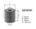 A210101 (OE649/4) filtr olejuDENCKERMANN