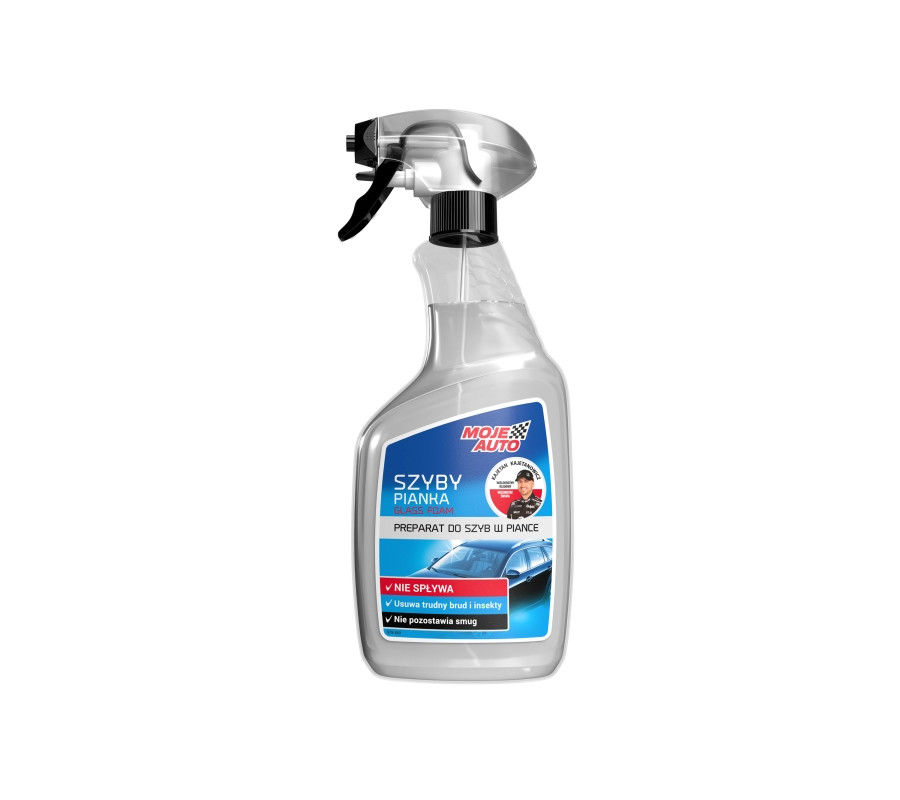 ŚRODEK DO CZYSZCZENIA SZYB 650ML PIANKA / MOJE AUTO