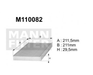 M110082 (K1017) Filtr kabinowyDENCKERMANN