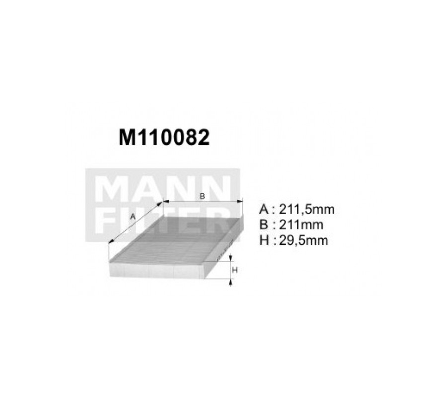 M110082 (K1017) Filtr kabinowyDENCKERMANN