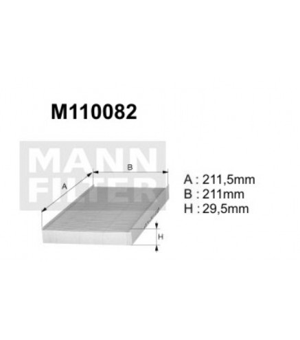M110082 (K1017) Filtr kabinowyDENCKERMANN