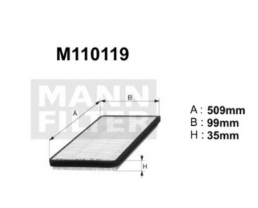 M110119 (K1148A)  Filtr kabinowyDENCKERMANN