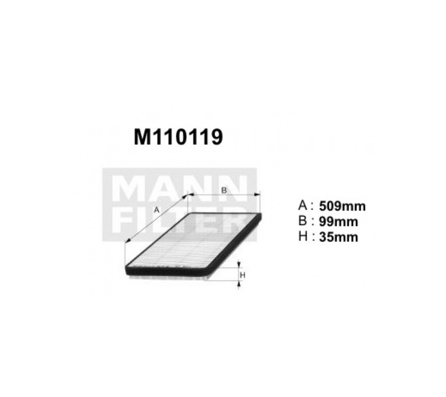 M110119 (K1148A)  Filtr kabinowyDENCKERMANN