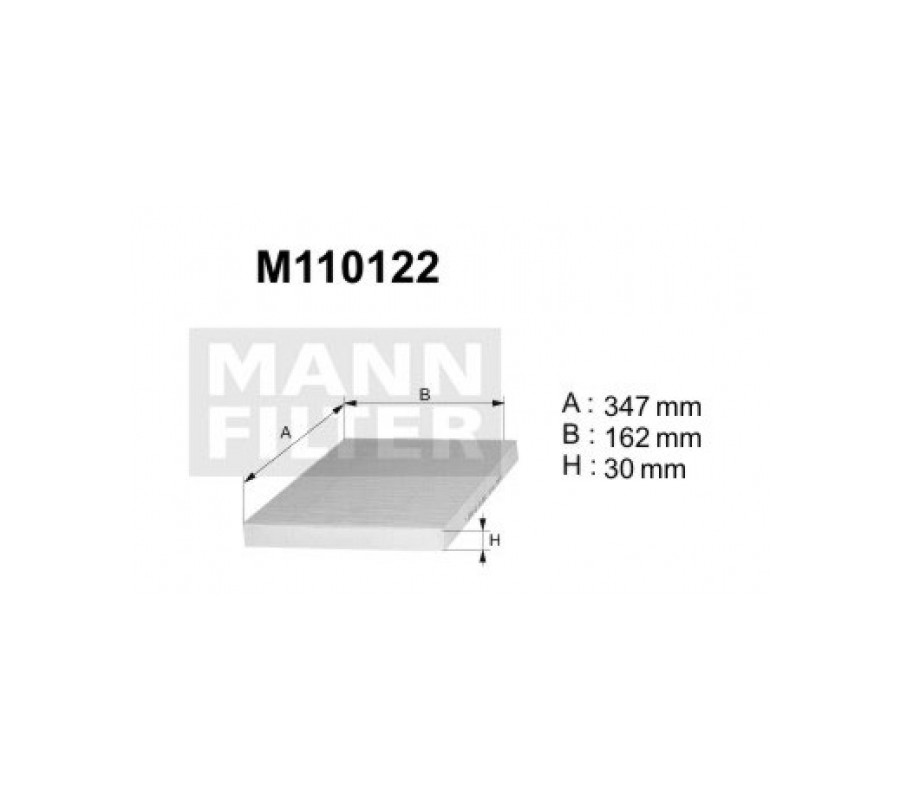 M110122 (K1054A) filtr kabinowyDENCKERMANN