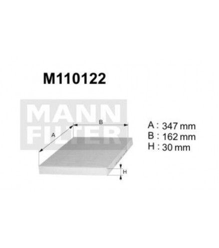 M110122 (K1054A) filtr kabinowyDENCKERMANN