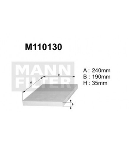 M110130 (K1110) filtr kabinowyDENCKERMANN