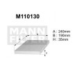 M110130 (K1110) filtr kabinowyDENCKERMANN