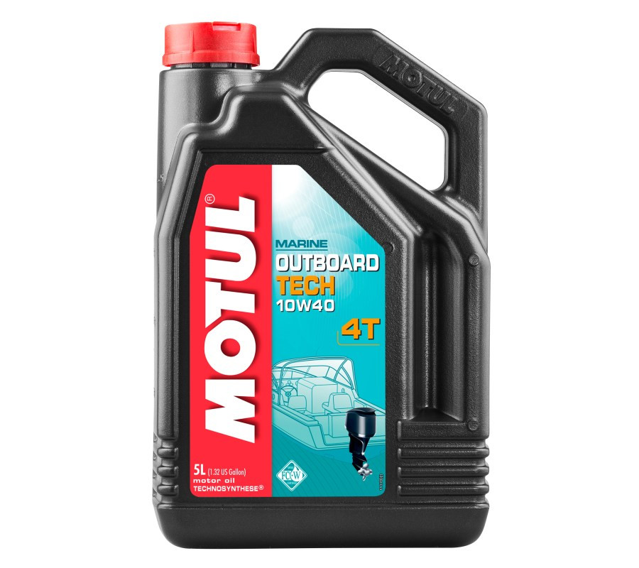 OLEJ MOTUL 10W40 5L OUTBOARD TECH 4T SJ/SG