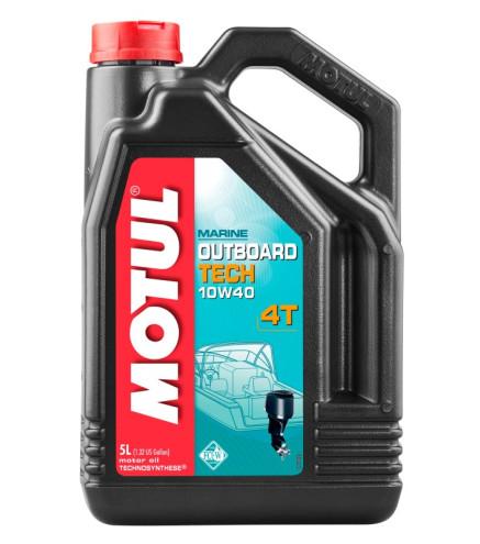OLEJ MOTUL 10W40 5L OUTBOARD TECH 4T SJ/SG