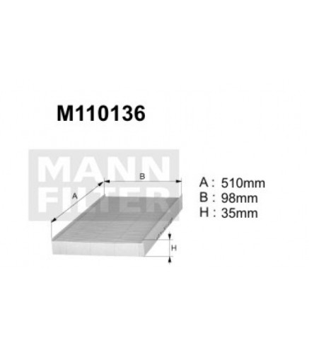 M110136 (K1148)  Filtr kabinowyDENCKERMANN