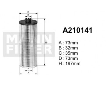 A210141 (OE650) filtr olejuDENCKERMANN