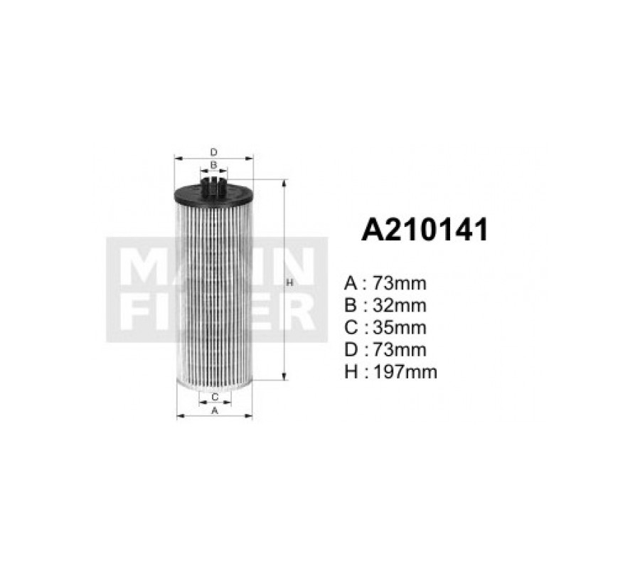 A210141 (OE650) filtr olejuDENCKERMANN