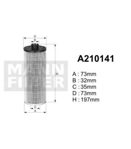 A210141 (OE650) filtr olejuDENCKERMANN