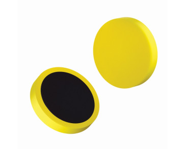 GĄBKA DO POLEROWANIA ŚR. 150MM / GR. 25MM / ŻÓŁTA / ŚREDNIO TWARDA / NA RZEP / BOLL